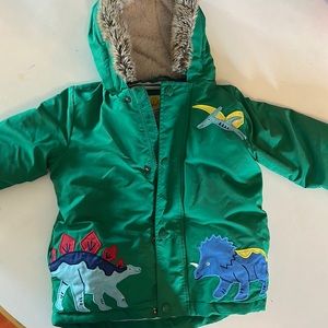 Baby Boden 3-4T Dinosaur Jacket Coat